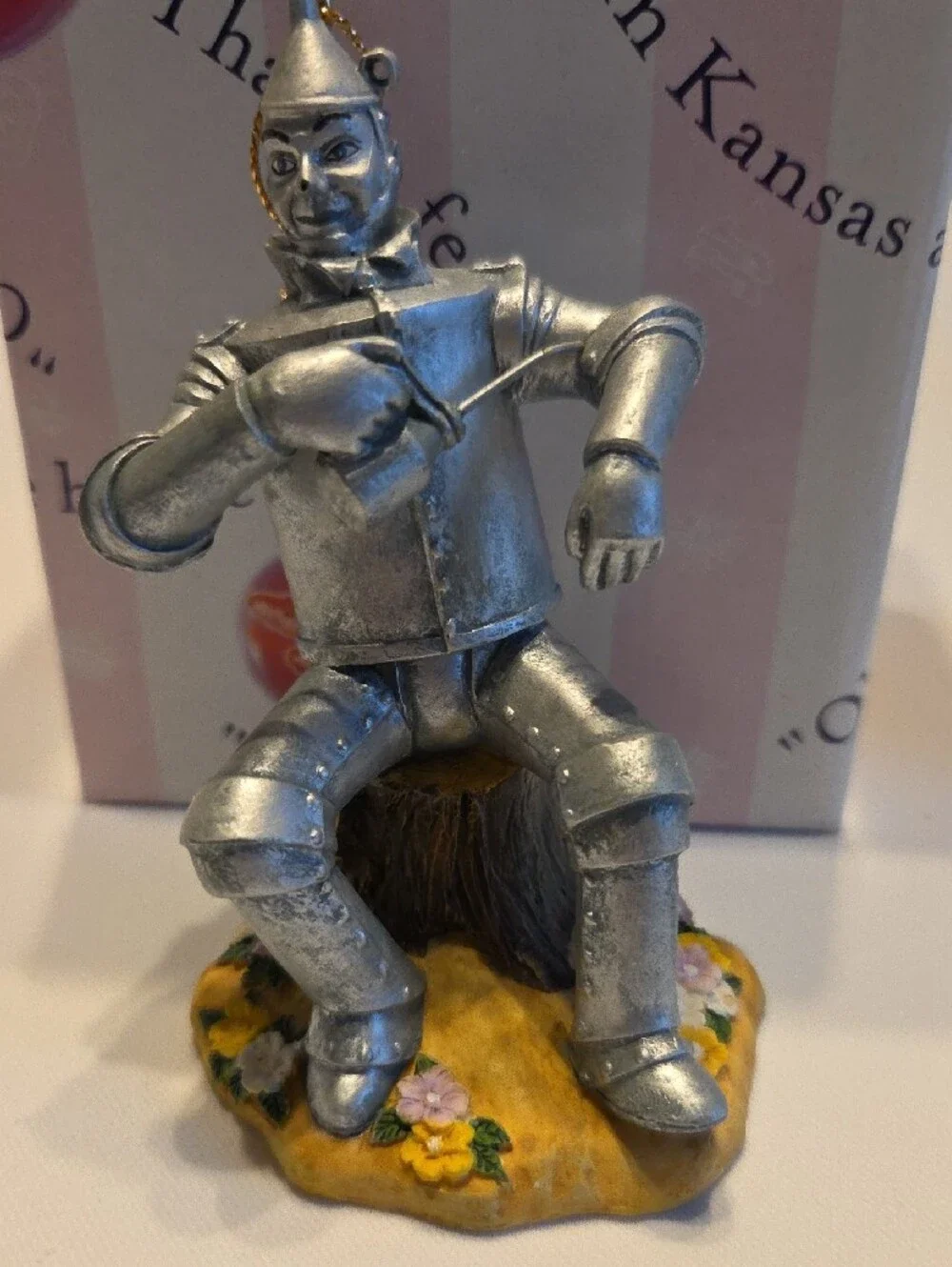 Wizard of Oz Tin Man Figurine-Ornament EUC